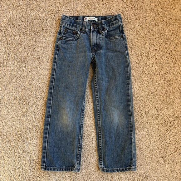 Vintage Levi’s 505 denim jeans kids size 6‎ slim adjustable waist - Picture 4 of 12